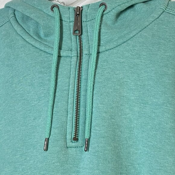 Carhartt Clarksburg Hoodie Sweatshirt Womens XXL(20) Green 1/4 Zip 100705 337 - Picture 5 of 15